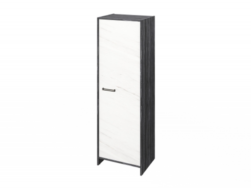 Шкаф для одежды FB-621.G. Древесина Графит/Мрамор Леванто белый Шкаф для одежды FB-621.G. Древесина Графит/Мрамор Леванто белый