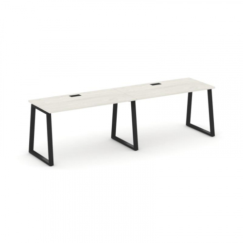 Style Project Рабочая станция 1 сторон. SN-6T1.ORS-012 Акация Лорка/Металл Антрацит/Заглушка Пластик фото 4