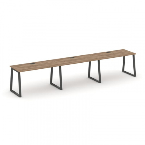 Style Project Рабочая станция 1 сторон. SN-6T1.ORS-031 Акация Лорка/Металл Антрацит/Заглушка Пластик фото 23