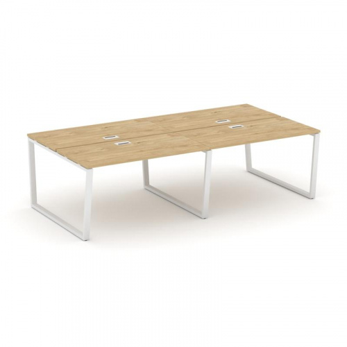 Style Project Рабочая станция 2-х сторон. SN-6T2.DRS-043 Акация Лорка/Металл Антрацит/Заглушка Пласт фото 3