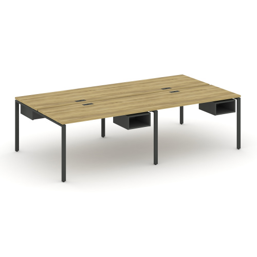 Бенч-система на 4 места с подвесными тумбами Concept CN.DRS-124 фото 3