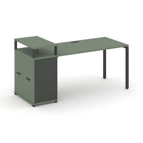 Стол офисный с опорным распашным шкафом Concept CN.SP-224 фото 2