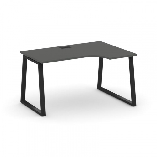 Style Project Стол рабочий эргоном. SN-6T1.SPA-022(R) Акация Лорка/Металл Антрацит/Заглушка Пластик фото 6 Style Project Стол рабочий эргоном. SN-6T1.SPA-022(R) Акация Лорка/Металл Антрацит/Заглушка Пластик фото 6