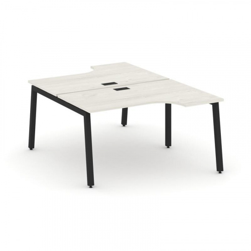 Style Project Рабочая станция эргоном. SN-5A.DRPA-012 Дуб Наварра/Металл Антрацит 1580*1432/1992*750 фото 4