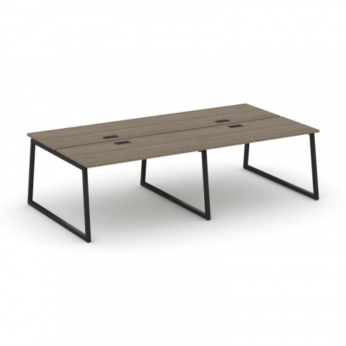 Style Project Рабочая станция 2-х сторон. SN-4T1.DRS-041 Акация Лорка/Металл Антрацит/Заглушка Пласт фото 8