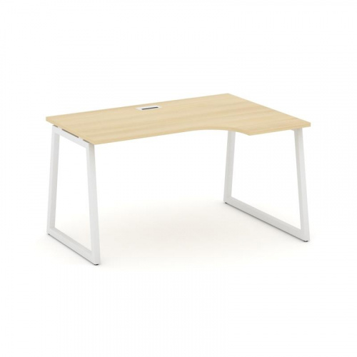 Style Project Стол рабочий эргоном. SN-4T1.SPA-002(R) Акация Лорка/Металл Антрацит/Заглушка Пластик фото 27