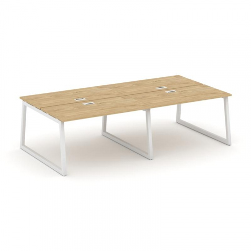 Style Project Рабочая станция 2-х сторон. SN-5T1.DRS-034 Акация Лорка/Металл Антрацит/Заглушка Пласт фото 3