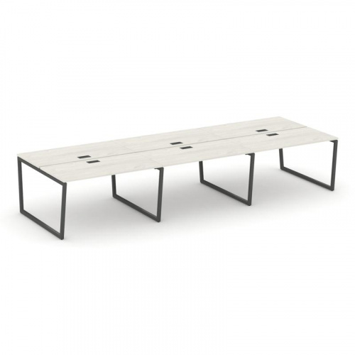 Style Project Рабочая станция 2-х сторон. SN-4T2.DRS-074 Акация Лорка/Металл Антрацит/Заглушка Пласт фото 24