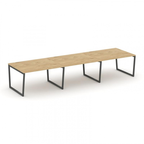 Style Project Стол переговорный SN-4T2.SPRG-054.3 Акация Лорка/Металл Антрацит 4740*1180*750 фото 22