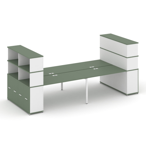 Бенч-система с опорными распашными шкафами Concept CN.DRS-275 фото 5