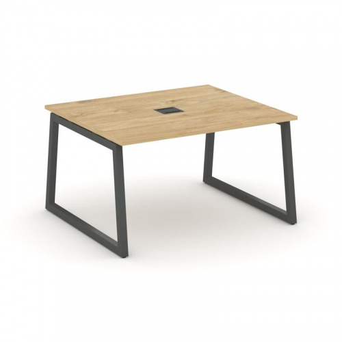 Style Project Стол переговорный SN-5T1.SPRG-033 Акация Лорка/Металл Антрацит/Заглушка Металл Антраци фото 4