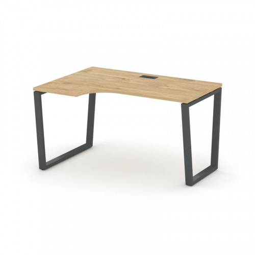 Style Project Стол рабочий эргоном. SN-6T2.SPA-022(L) Акация Лорка/Металл Антрацит/Заглушка Пластик фото 22