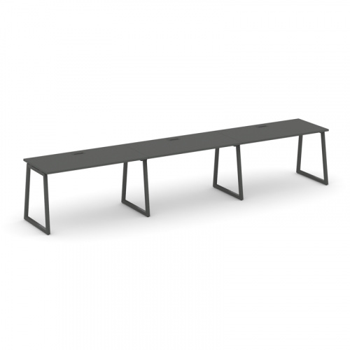 Style Project Рабочая станция 1 сторон. SN-4T1.ORS-032 Акация Лорка/Металл Антрацит/Заглушка Пластик фото 14