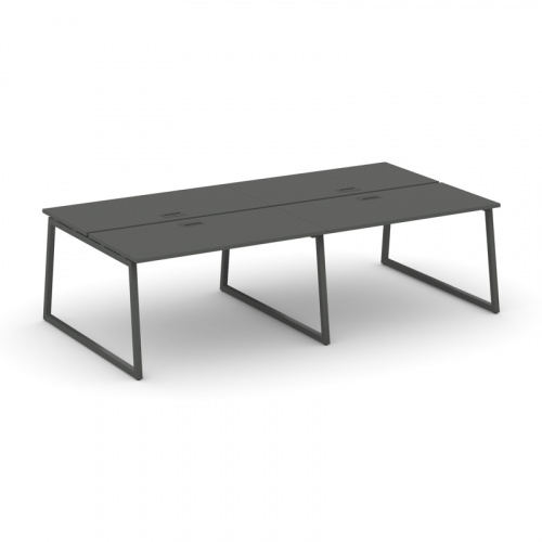 Style Project Рабочая станция 2-х сторон. SN-4T1.DRS-041 Акация Лорка/Металл Антрацит/Заглушка Пласт фото 14