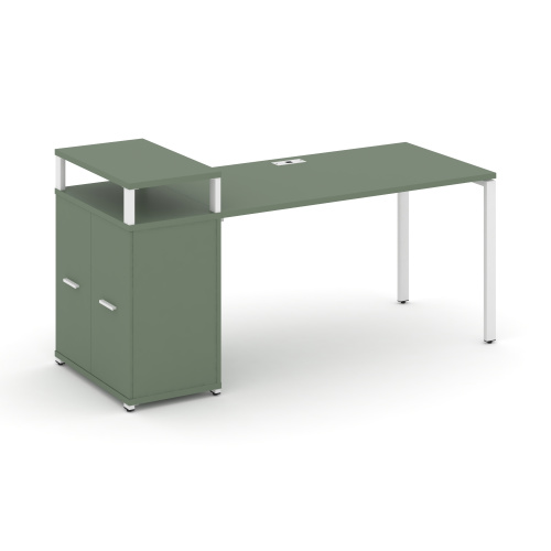 Стол офисный с опорным распашным шкафом Concept CN.SP-224