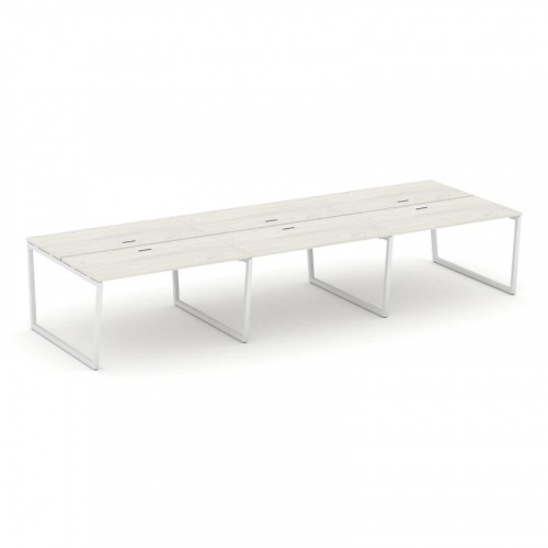 Style Project Рабочая станция 2-х сторон. SN-4T2.DRS-074 Акация Лорка/Металл Антрацит/Заглушка Пласт фото 12