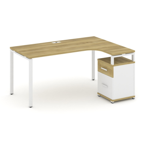 Стол эргономичный с опорной тумбой Concept CN.SA-308(R) фото 3