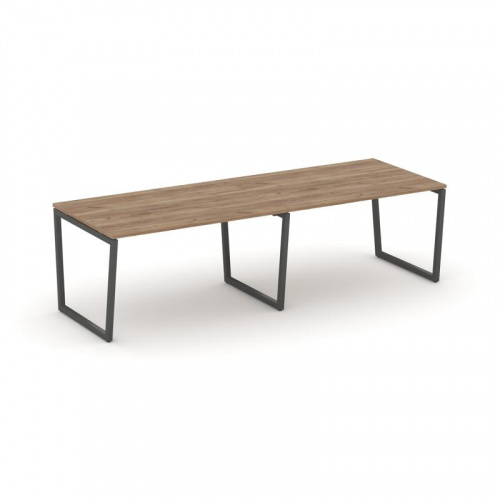 Style Project Стол переговорный SN-4T2.SPRG-012.3 Акация Лорка/Металл Антрацит 2360*980*750 фото 23