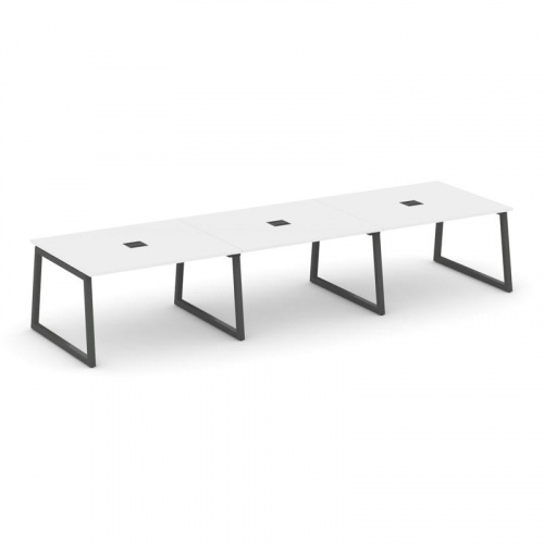 Style Project Стол переговорный SN-5T1.SPRG-054 Акация Лорка/Металл Антрацит/Заглушка Металл Антраци фото 26