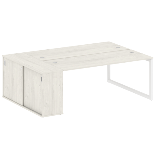 Бенч-система с шкафом-купе на О-обр. м/к Metal System Quattro 50БО.РС-СШК-1.5 фото 8