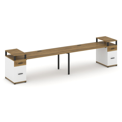 Бенч-система на 2 места с 2 опорными тумбами Concept CN.ORS-432 фото 7