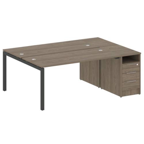 Бенч-система с тумбой на П-обр. м/к Metal System Quattro 50БП.РС-СТП-2.4 фото 3