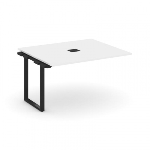 Style Project Проходной наб. элем. перег. стола SN-6O.NSPRG-033 Дуб Наварра/Металл Белый 1380*1180*7