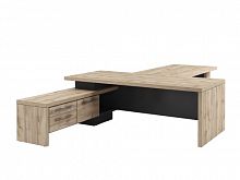 Стол руководителя с опорной тумбой Т-922.0000Л с брифингом