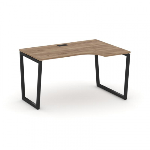 Style Project Стол рабочий эргоном. SN-4T2.SPA-012(R) Акация Лорка/Металл Антрацит/Заглушка Пластик фото 7