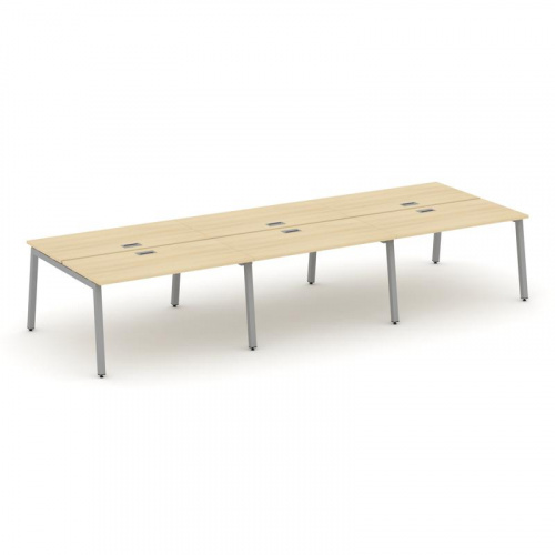 Style Project Рабочая станция 2-х сторон. SN-5A.DRS-072 Антрацит/Металл Белый 3540*1432*750 фото 7