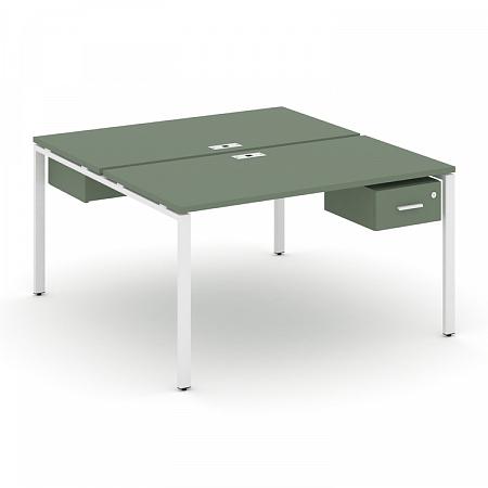 Бенч-система на 2 места с подвесными тумбами Concept CN.DRS-109