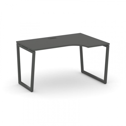 Style Project Стол рабочий эргоном. SN-4T2.SPA-012(R) Акация Лорка/Металл Антрацит/Заглушка Пластик фото 27