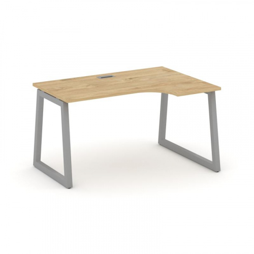 Style Project Стол рабочий эргоном. SN-5T1.SPA-011(R) Акация Лорка/Металл Антрацит/Заглушка Пластик фото 2 Style Project Стол рабочий эргоном. SN-5T1.SPA-011(R) Акация Лорка/Металл Антрацит/Заглушка Пластик фото 2