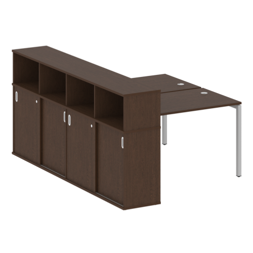 Бенч-система с шкафом-купе на П-обр. м/к Metal System Quattro 40БП.РС-СШК-4.2 фото 11 Бенч-система с шкафом-купе на П-обр. м/к Metal System Quattro 40БП.РС-СШК-4.2 фото 11