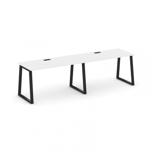 Style Project Рабочая станция 1 сторон. SN-6T1.ORS-012 Акация Лорка/Металл Антрацит/Заглушка Пластик фото 6