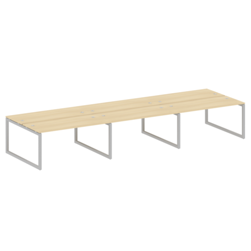 Бенч-система на 6 рабочих мест на О-обр. м/к Metal System Quattro 50БО.СМ-6.4 фото 5