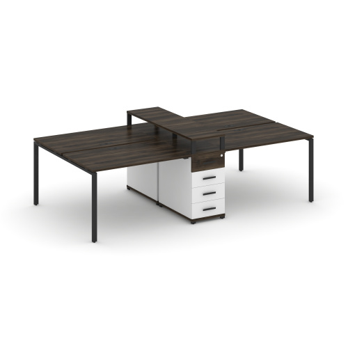 Бенч-система на 4 места с 1 опорной тумбой Concept CN.DRS-434 фото 9