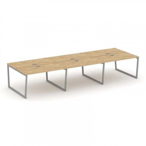 Style Project Рабочая станция 2-х сторон. SN-4T2.DRS-074 Акация Лорка/Металл Антрацит/Заглушка Пласт фото 2