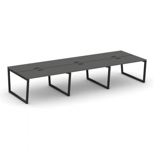 Style Project Рабочая станция 2-х сторон. SN-5T2.DRS-083 Акация Лорка/Металл Антрацит/Заглушка Пласт фото 8