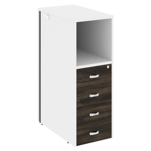 Тумба с подсветкой на 4 ящика Onix Белый O.R-TV-4.S фото 5