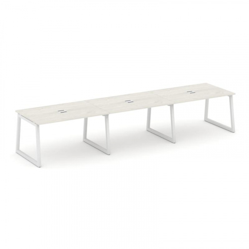 Style Project Стол переговорный SN-5T1.SPRG-021 Акация Лорка/Металл Антрацит/Заглушка Металл Антраци фото 14