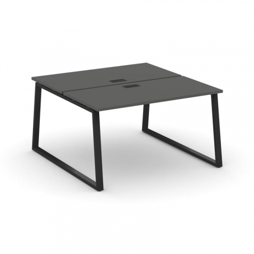 Style Project Рабочая станция 2-х сторон. SN-6T1.DRS-012 Акация Лорка/Металл Антрацит/Заглушка Пласт фото 7