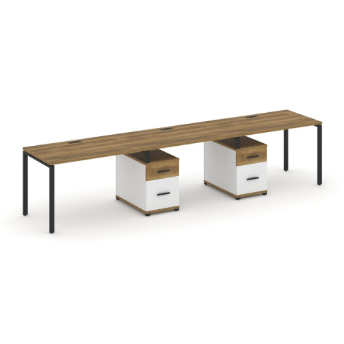 Бенч-система на 3 места с 2 опорными тумбами Concept CN.ORS-338 фото 7