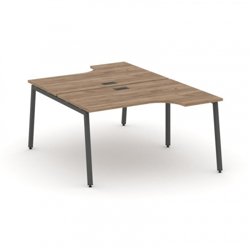 Style Project Рабочая станция эргоном. SN-4A.DRPA-012 Дуб Табак/Металл Антрацит 1580*1432/1992*750 фото 28