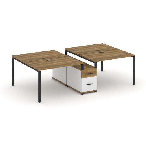 Бенч-система на 4 места с опорной тумбой Concept CN.DRS-314 фото 7