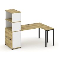 Стол эргономичный с опорным распашным шкафом Concept CN.SA-215(R)