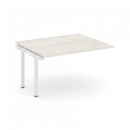 Style Project Проходной наб. элем. перег. стола SN-5P.NSPRG-033.3 Дуб Наварра/Металл Белый 1380*1180