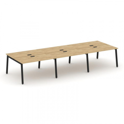 Style Project Рабочая станция 2-х сторон. SN-5A.DRS-072 Антрацит/Металл Белый 3540*1432*750 фото 14