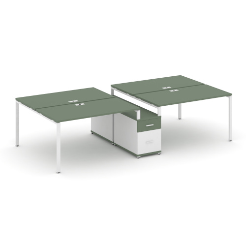 Бенч-система на 4 места с опорной тумбой Concept CN.DRS-314 фото 5