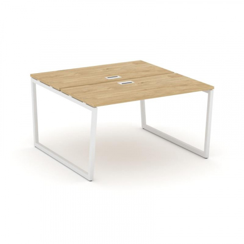 Style Project Рабочая станция 2-х сторон. SN-4T2.DRS-021 Акация Лорка/Металл Антрацит/Заглушка Пласт фото 3